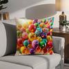 classic Happy birthday Pillow Case Sofa Decorative Home Double-sided Printing Short Plush Cushion Pillow Cover Holiday Gift