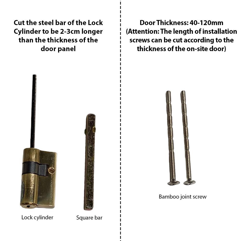 WAFU Smart Lock with Camera 3D Face Recognition Keyless Entry Door Lock Handle Aluminum Alloy