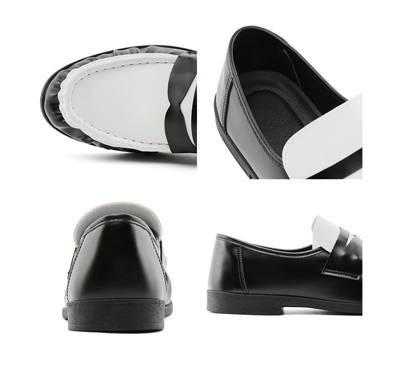 Men's Autumn Casual Leather Driving Loafers - Slip-On Low-Top