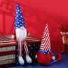 Creative Independence Day Gnome Doll Figurine With Patriotic Hat And Legs For Festive Decor