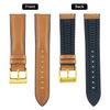 [BINLUN] Leather Watch Strap, Quick Release, Leather, Watch Band, Inner Silicone, Breathable