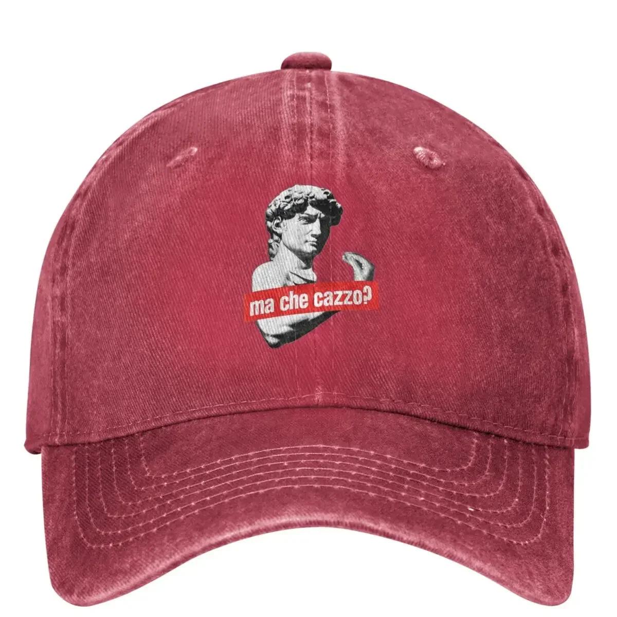 Ma Che Cazzo Michelangelo Casual Baseball Cap Spring David with Talking Hand Trucker Hat Snapback Cap FeUnisex Unisex Baseball Caps One Size