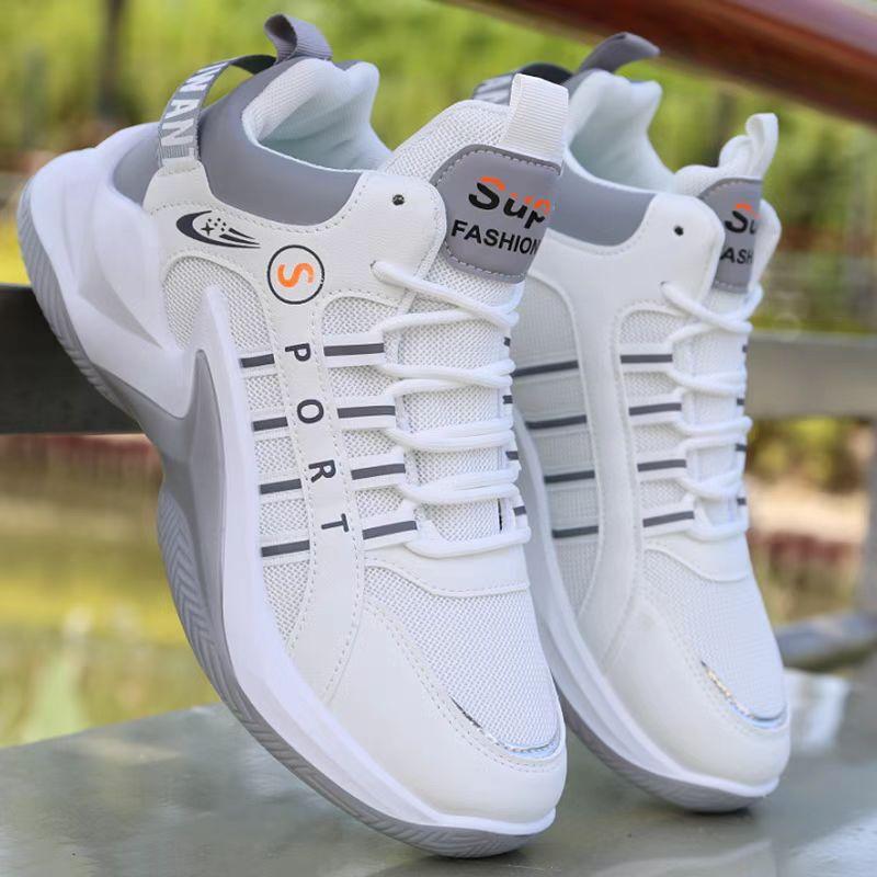 Hot Sales Basketball Shoes Men High-top Sports Shoes Cushioning Hombre Athletic sapato masculino Comfortable White Sneaker Male