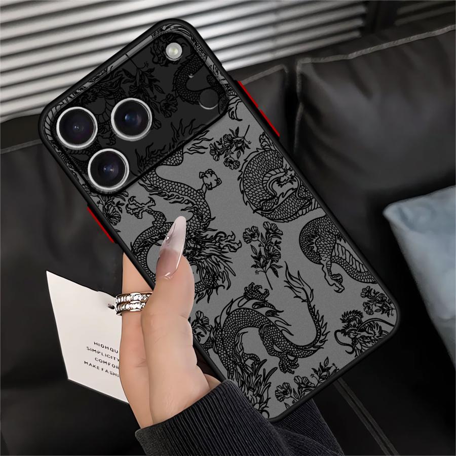 

Чехол Китайский Дракон для iPhone 17 Pro Max 16 Plus XS XR 15 7 8 SE 12 13 Mini Air 11 14 Funda Задняя крышка телефона iPhone 14