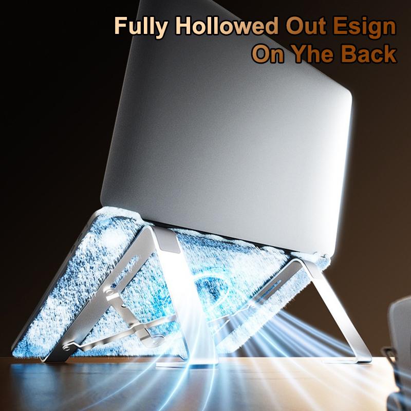 Metal Foldable Laptop Stand Portable Notebook Bracket Support Tablet Stand Heat Dissipation Heightening Rack Laptop Holder