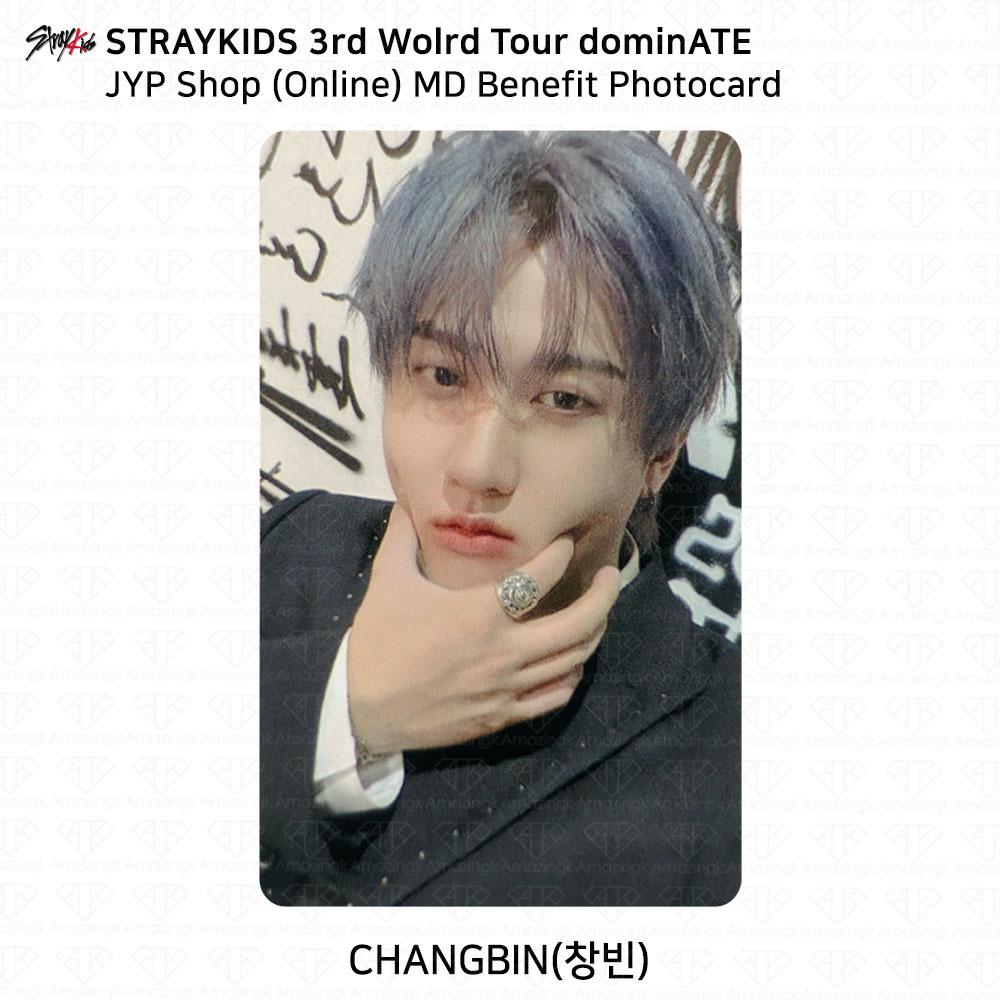 

Stray Kids 3rd World Tour доминирует JYP Shop Online MD Benefit Photocard KPOP Changbin