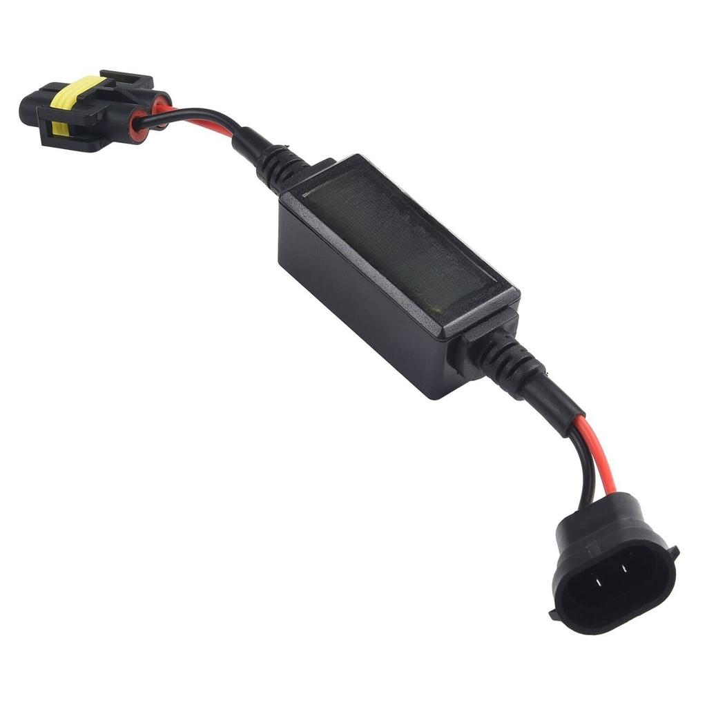 New 1 Set LED H8/H9/11 Headlight Canbus Wiring Decoder Adapter Replacement Accessories Error Free Anti Flicker Resistor Decoder