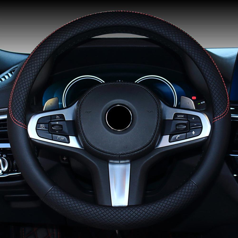 Universal Car Steering Wheel Cover Microfiber Leather Protection Cover Anti Slip Breathable Steering Wheel Protector