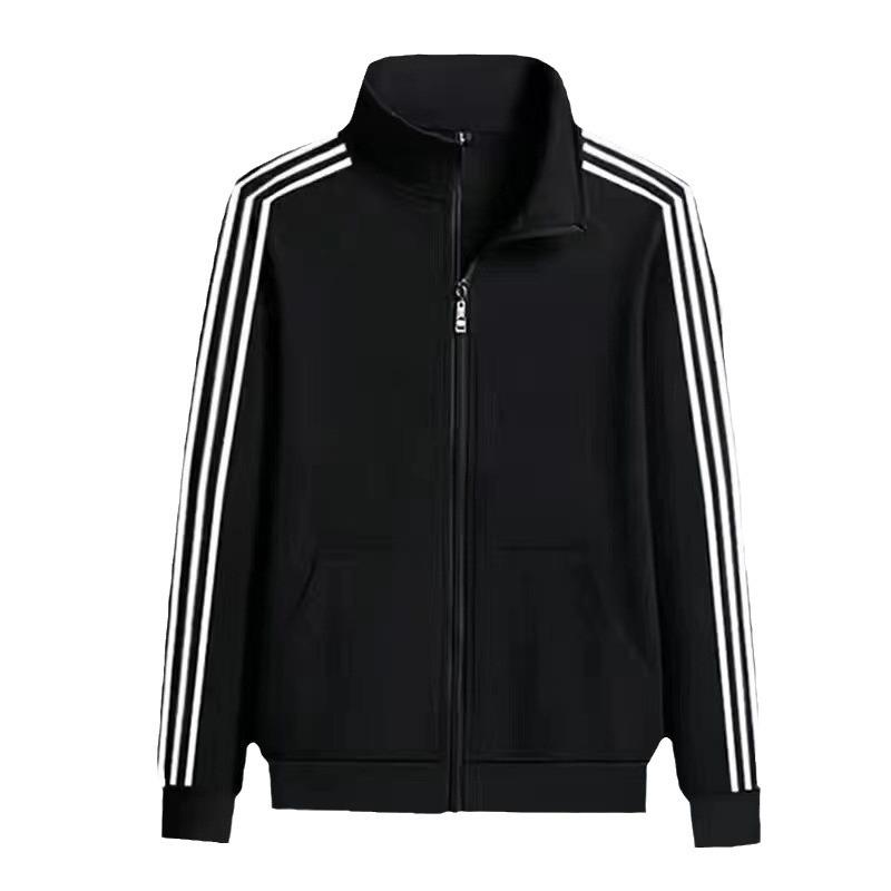 Men's Spring and Autumn Stand-Up Collar Casual Jackets, All-Match Outerwear, and Baseball Jackets