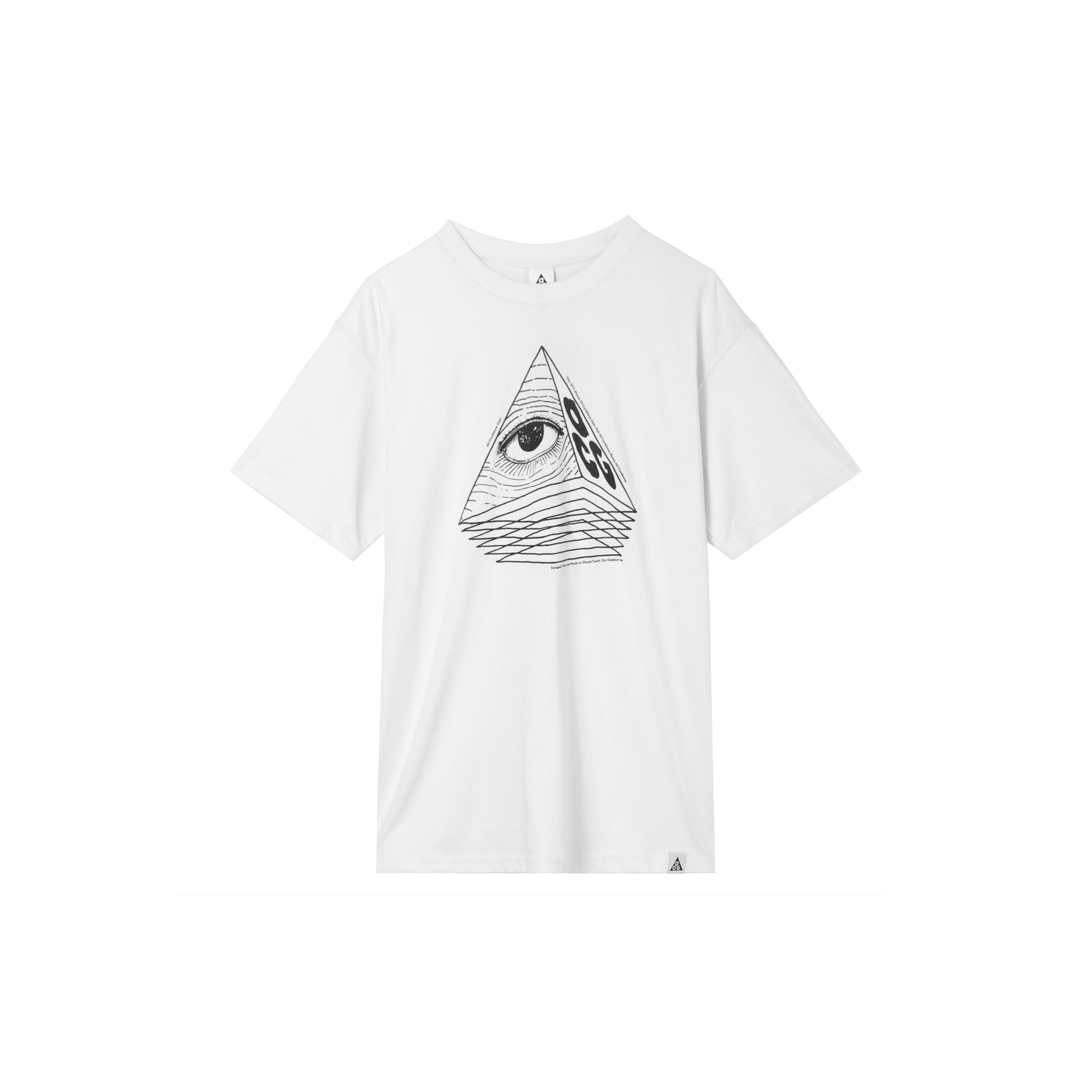 

New Nike ACG T Shirt Men s Mountain Peak White FJ1128-121 M