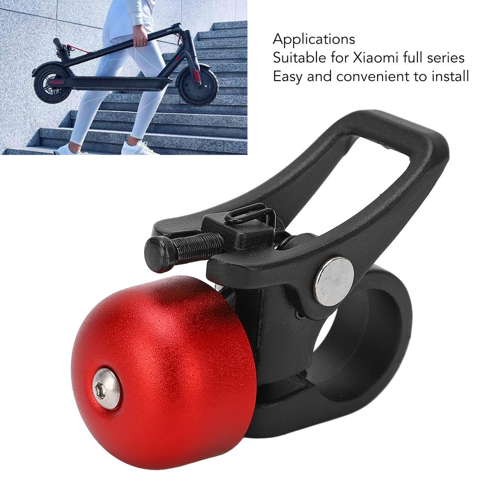 Scooter Aluminum Alloy Crisp Clear Sound Compact Bike Handlebar Horn for