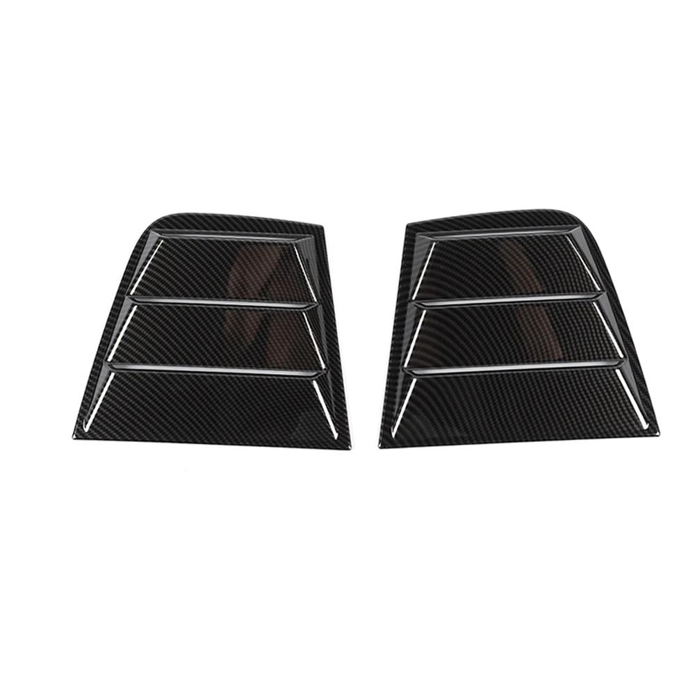 For Dodge Charger 2011 2012 -  Rear Window Louver Shutter Cover Side Vent Trim Windshield Decoration Cover Car Accessories