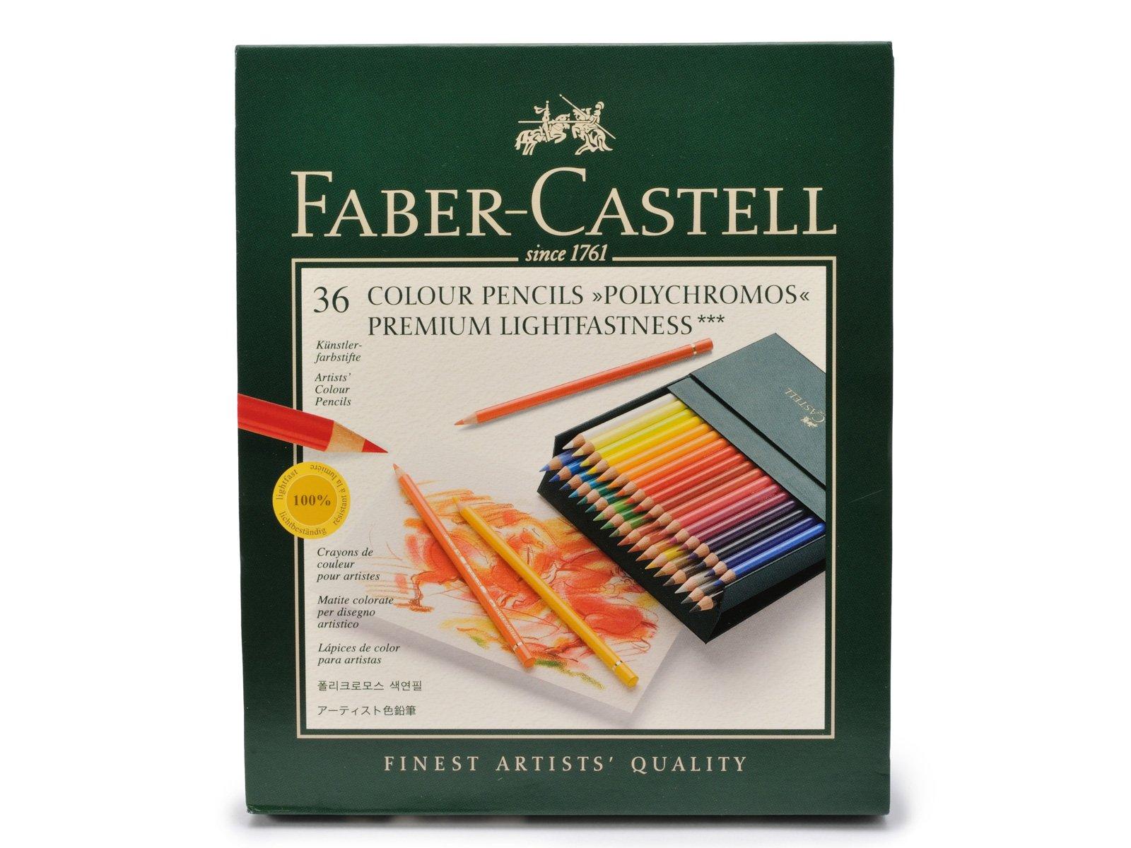 

Набір кольорових олівців Polychromos, 36 кольорів, студійний набір, 110038 Faber-Castell [товар]