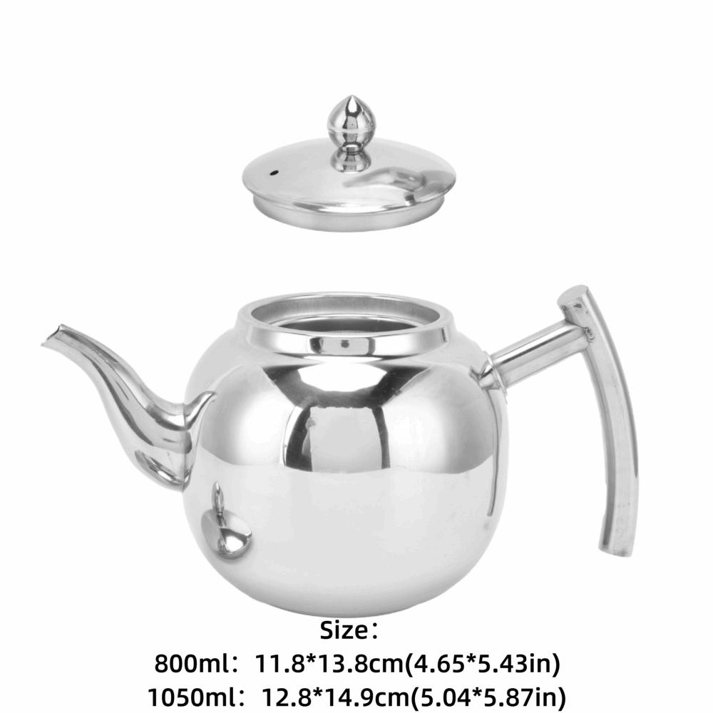 Stainless Steel Cold Water Kettle Mirror Polish Tea Kettle Stainless Steel Teapot Home Use