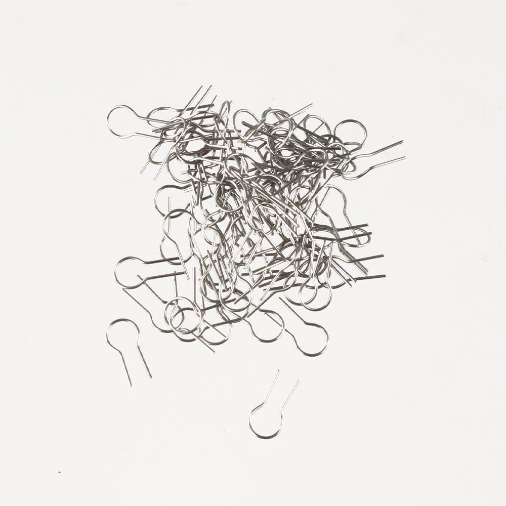 100pcs High Temperature Resistance Jump Rings Pyrography Wire Tips Wire Ceramic Jewelry