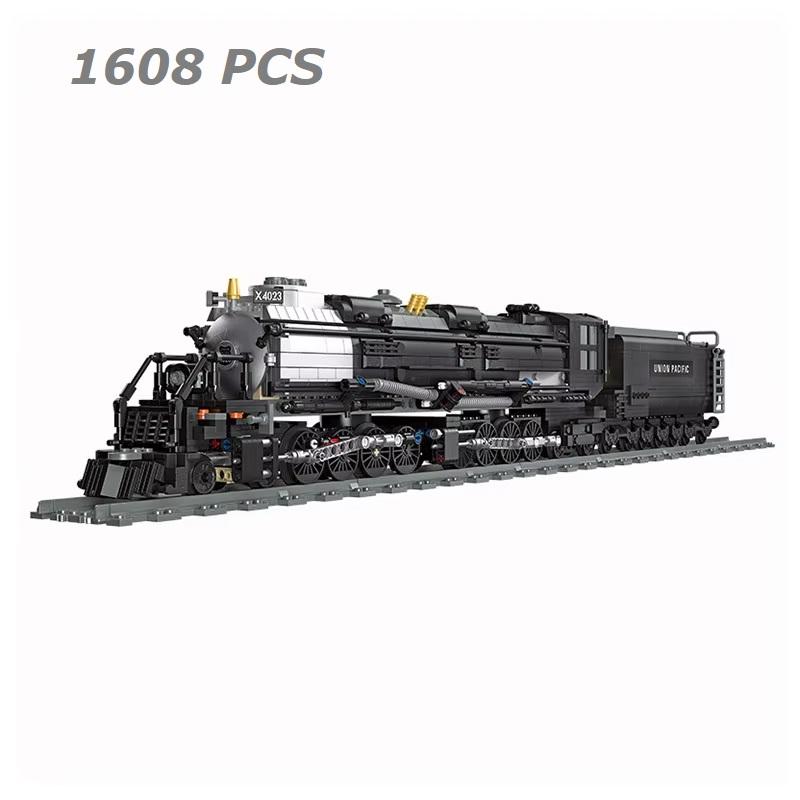 High-Quality Bigboy High-Quality Steam High-Quality Train High-Quality Assembly High-Quality Building High-Quality Blocks High-Quality No.59005 NO.59005