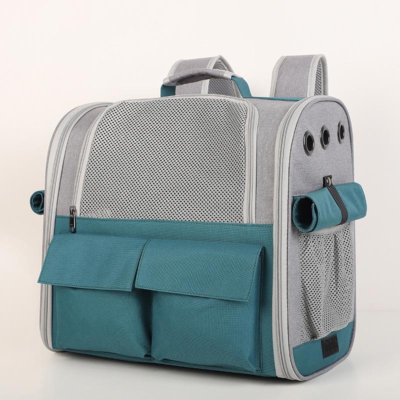 Cat bag for outdoor portable pet bag, breathable cat backpack for outdoor travel, foldable backpack for cats, pet supplies