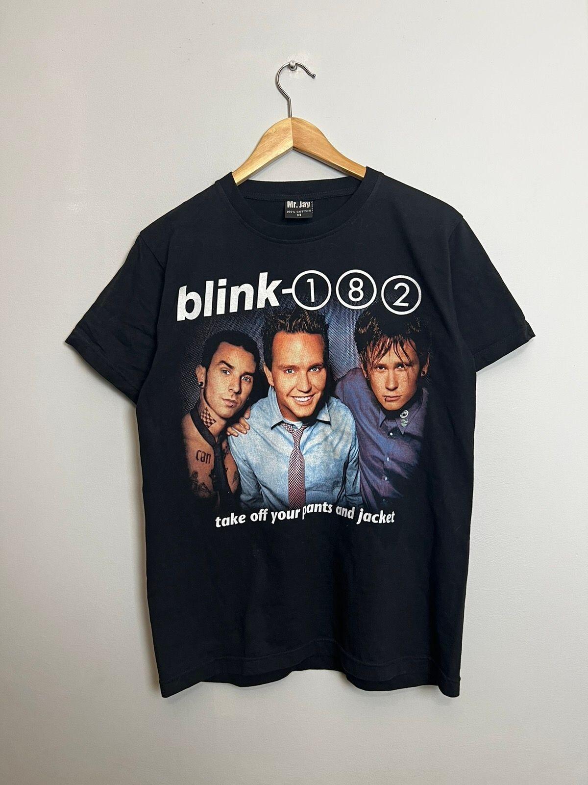 Rare Vintage 00s Y2K Blink 182 Crappy Rock Band Tshirt Unisex T-Shirt M