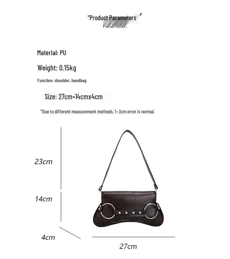 Autumn 2025 Korean Fashion Women's Versatile Underarm Shoulder Bag - Trendy Hand-held Small Square Bag