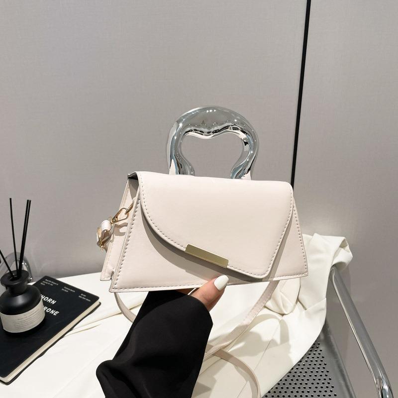 New fashion light luxury solid color high-end temperament versatile niche portable shoulder messenger bag