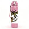1PC See I'm Not Lying Cat Print 750ml Color Plastic Sports Water Bottle Leakproof Flip Straw Lid Suitable for Sports Office Home Use