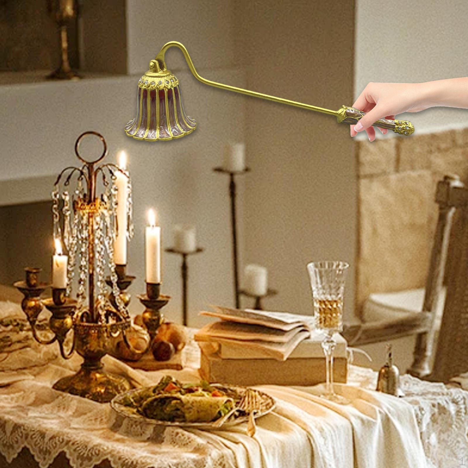 

Гаситель свечей Гаситель фитиля Крышка Декоративный Европейский Инструмент для гашения Подарок для