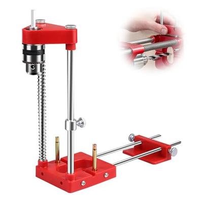 ADOFUN Multifunctional Drill Guide, High-Precision Drill Stand, 90° Vertical Drill, Aluminum Alloy, Adjustable Depth, Portable, Woodworking Drilling T