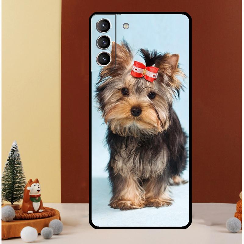 Yorkshire Terrier Dog Case For Samsung Galaxy S24 Ultra S23 S22 S21 S20 FE Note 20 S8 S9 S10 Note 10 Plus Cover