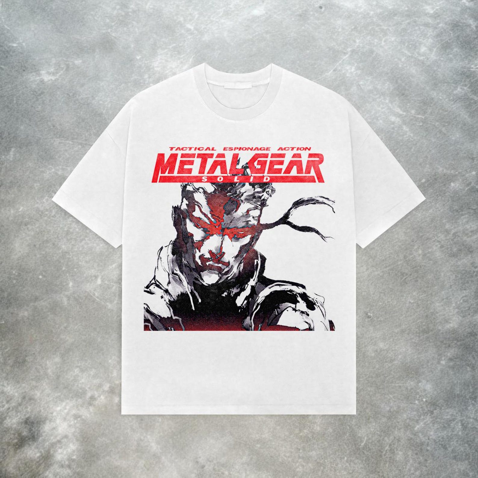 Metal Gear Solid T-Shirt – Y2K Tactical Espionage Tee S