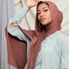 Hijab Jersey Schal Weicher Fester Schal Kopftuch Foulard Femme Kleidung Arabische Wickelkopftücher