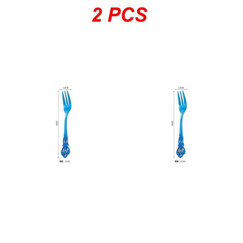 2/4/6 ST Kaffetillbehör Sked Rostfritt Stål Europeisk Stil Snidad Liten Kökstillbehör Snacks Skopa Matservis
