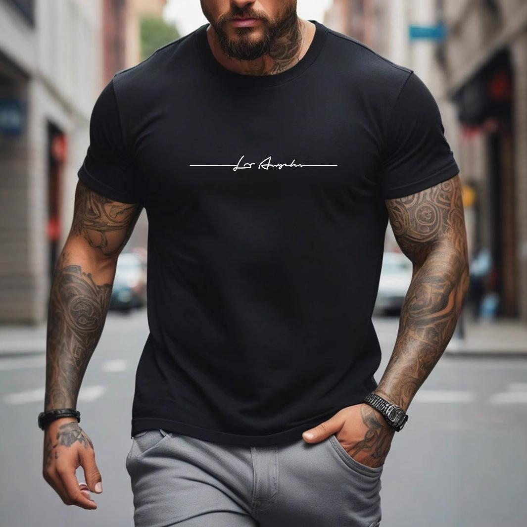 Fancy Style Studio Zomer Heren T-shirt 3D Geprint Sportkleding Eenvoudig Korte mouw Digitaal Printen 4XL