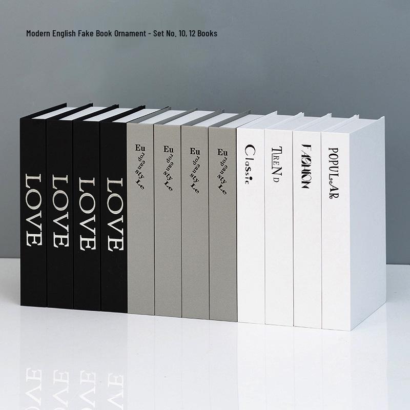 Minimalist Light Luxury Ceramic Bookend Ornament for Home Decor