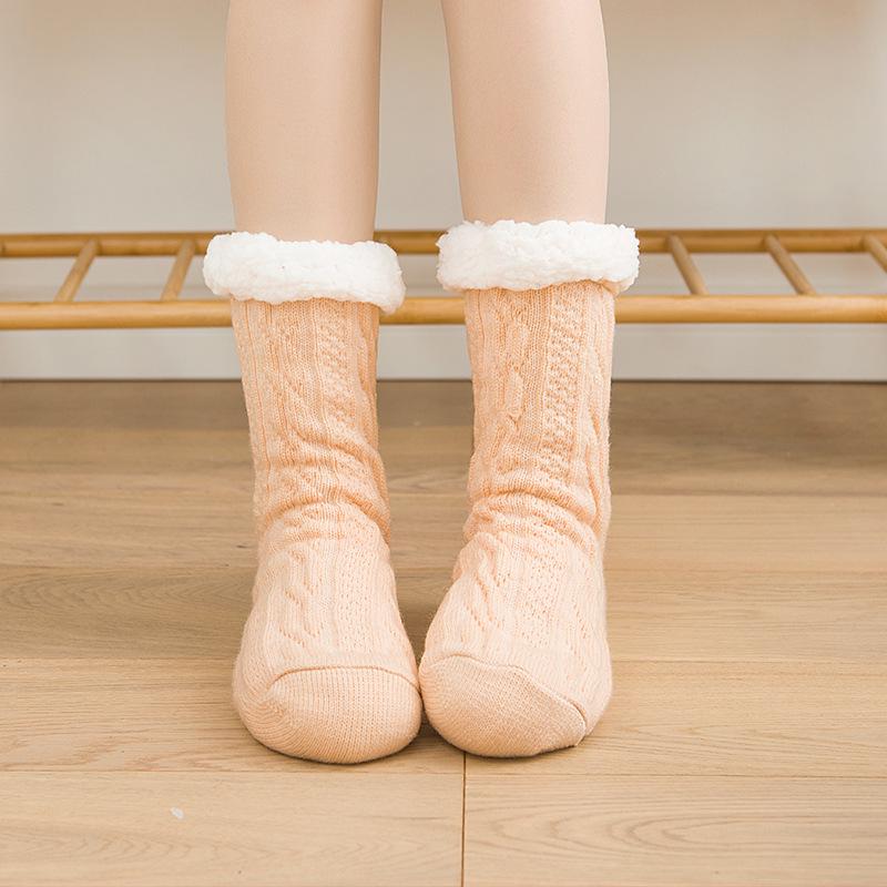 

Cozy Fleece-Lined Indoor Slipper Socks: Thickened, Warm, Winter Snow Socks for Home