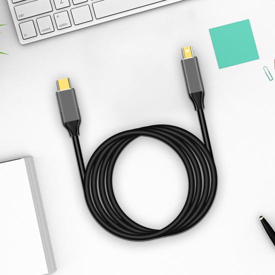 1.8m 4K USB Mini Displayport 6Ft Type-C to for Thunderbolt 3 DP Cable