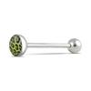 6Pcs Mixed Leopard Ball Barbell Bar Tongue Ring Stainless Steel Body Jewelry