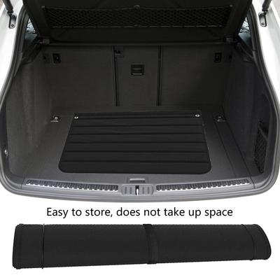 Universal Fit Car Trunk Cover with Bumper Protections Scratch Resistant Mat Pet Car Accessories for Family & Outdoor Use