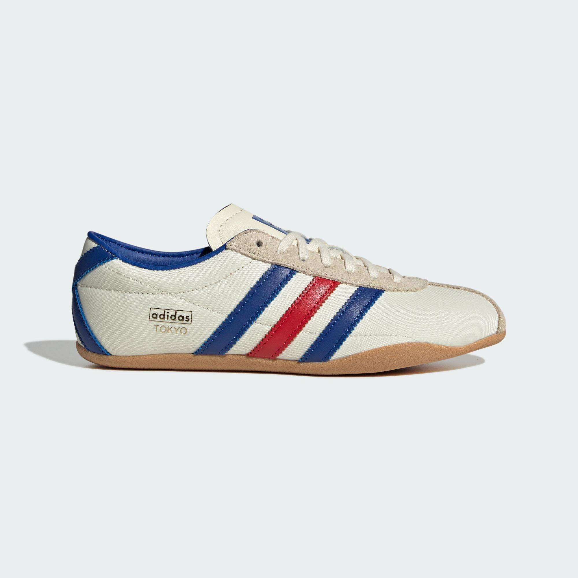 

adidas Токио Кремовый Белый Королевский Синий Каучук (Женский) 40