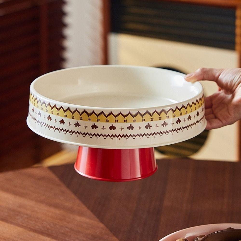 Large Capacity Dried Fruit Plate Plastic Snack Tray Jewelry Storage Tray Entryway Display