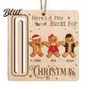 Christmas Tree Wood Cash Gift Money Holder Santa Reindeer Decorations Rustic Ornament Wooden Card Creative