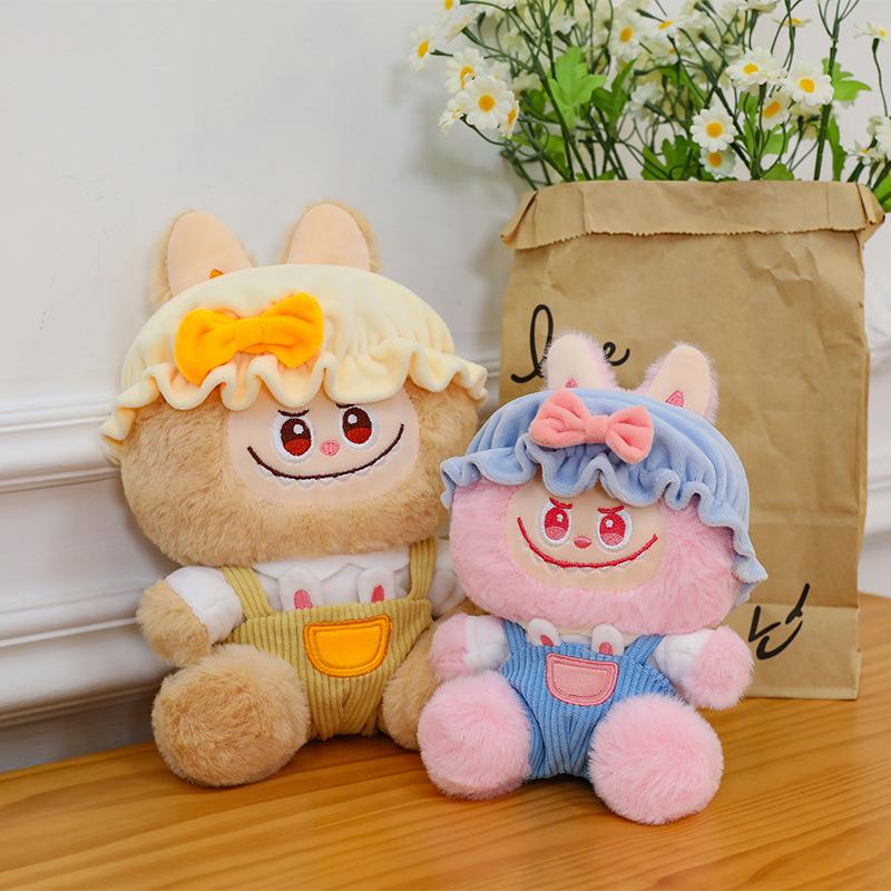 New Suspender Pants Fabric Plush Toy Transformed Doll Children's Birthday Gift Cute Sleeping Pillow Doll