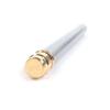 Excellent Cartier Ballpoint Pen Santos De Cartier Silver Gold Used