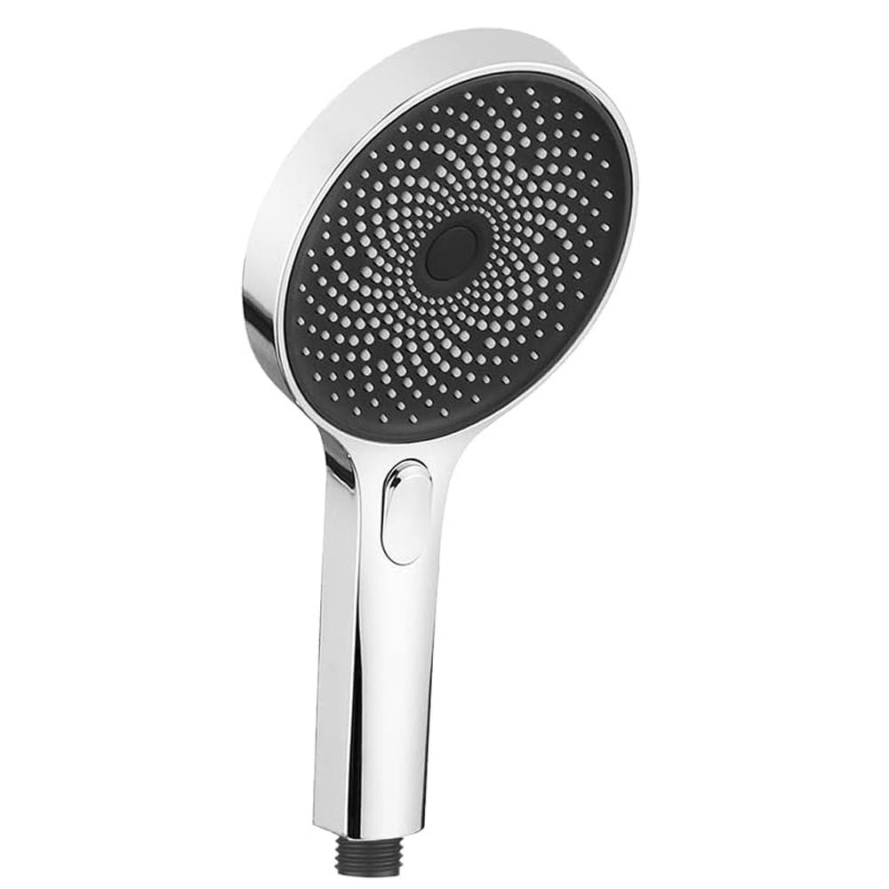 

Ручная душевая лейка с 3 режимами и душевым шлангом 150 см Мягкий спрей Роскошный массаж (Хром со шлангом) Without shower hose