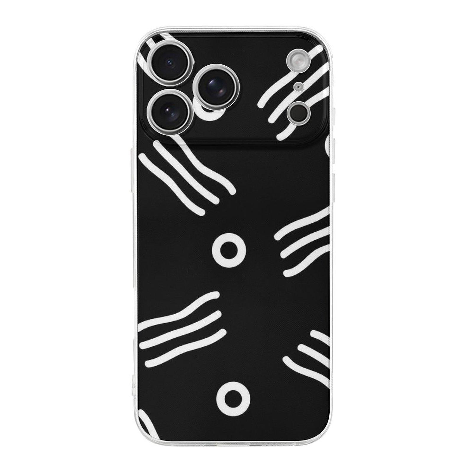 

1 Pack For iPhone 17 Series TPU Phone Case Shockproof Glossy Anti-Scratch Design, Daily Protection IPHONE-17ProMax белый