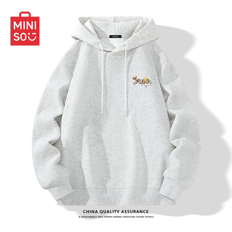 MINISO Men's Heavyweight Hooded Sweatshirt