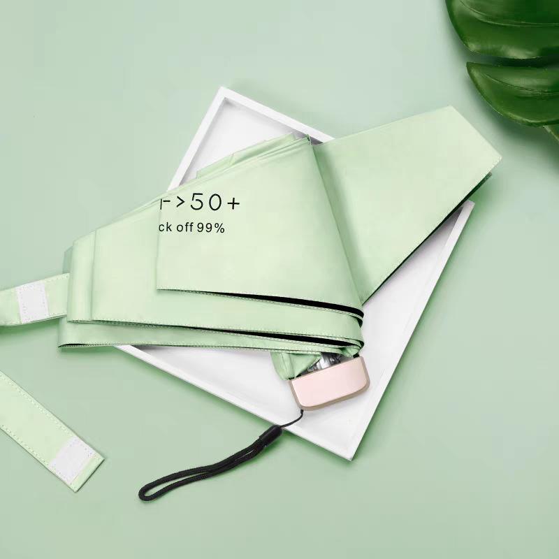 Custom Logo Windproof Sun Umbrella UPF2000+ - Portable for Rain or Shine