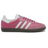 Adidas ORIGINALS SAMBA OG Berry Stamp Abrasion Resistant Slip Resistant Low top Skateboard Shoes Unisex Fuchsia IG1024(Team2070-)