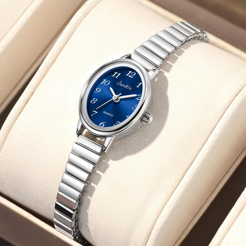 SUNKTA Women's Wristwatch Elegant Waterproof Ladies Clock vintage Watches Quartz Ultra-Thin vintage Watches Casual Fashion Watch