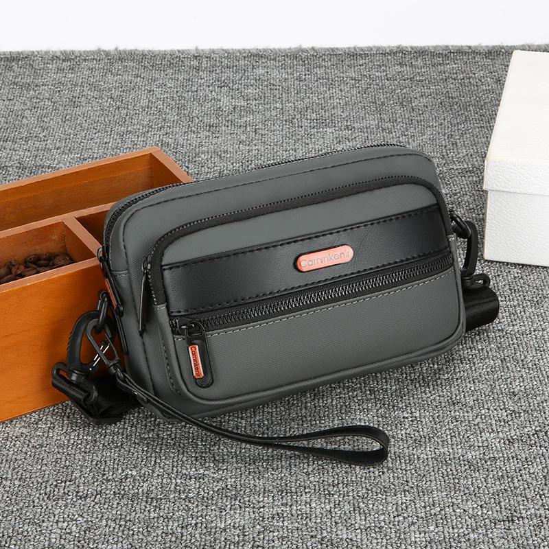 Men's Crossbody Multi-pocket Clutch Bag - High-end, Wear-resistant Business Handbag