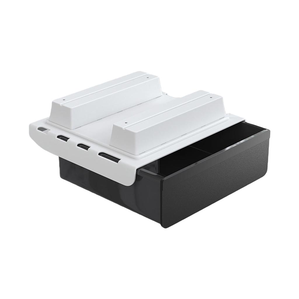 Easy Install Under Table Storage Drawer Expandable Capacity Office Supplies Organizer Plastic Space Optimization Tool